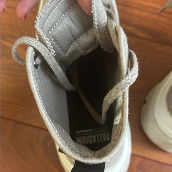 Palladium Taupe High-Top Sneakers - Picture 7 of 8